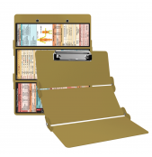 WhiteCoat Clipboard® Trifold - Tactical Brown Flight Medic Edition
